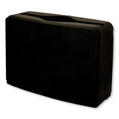 GEN Countertop Folded Towel Dispenser, 10.63 x 7.28 x 4.53, Black (1607)