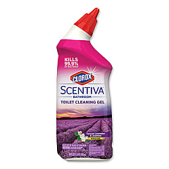 Clorox Scentiva Manual Toilet Bowl Cleaner, Tuscan Lavender and Jasmine, 24 oz Bottle (31786EA)