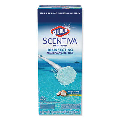 Clorox 31932PK Scentiva Disinfecting ToiletWand Refills