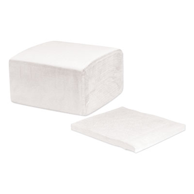 Cascades PRO Select Dinner Napkins, 1-Ply, 15 x 17, White, 4,000/Carton (N030)
