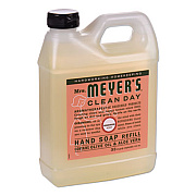 Mrs. Meyer's Clean Day Liquid Hand Soap Refill, Geranium Scent, 33 oz, 6/Carton (651341)