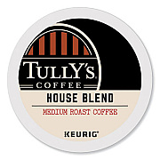 Tullys Coffee 192919CT House Blend Coffee K-Cups