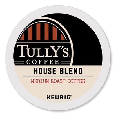 Tullys Coffee 192919CT House Blend Coffee K-Cups