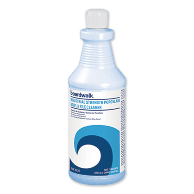 Boardwalk Industrial Strength RTU Porcelain Bowl and Tile Cleaner, Floral Scent, 32 oz Bottle (4820EA)