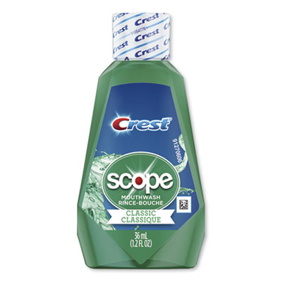 Crest Plus Scope Rinse, Classic Mint Flavor, 36 mL Bottle, 180/Carton (97506)