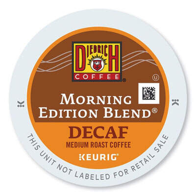 Diedrich Coffee 6744 Morning Edition Decaf Coffee K-Cups