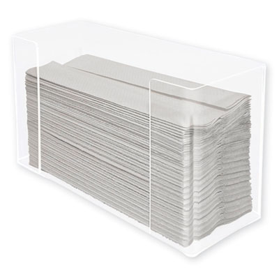 Kantek Multifold Paper Towel Dispenser, 12.5 x 4.4 x 7, Clear (AH190)