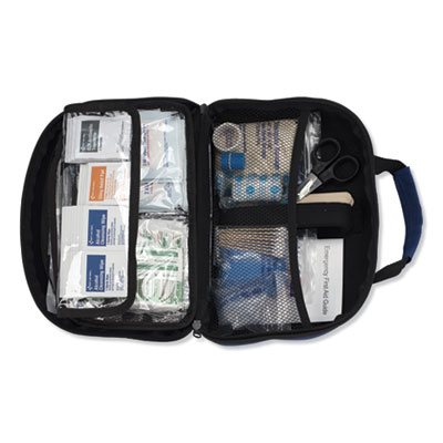 First Aid Only BULK ANSI 2015 COMPLIANT FIRST AID KIT, 211 PIECES, FABRIC CASE (91062)