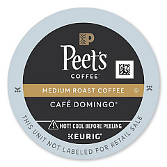 Peet's Coffee & Tea Cafe Domingo K-Cups, 22/Box (6543)