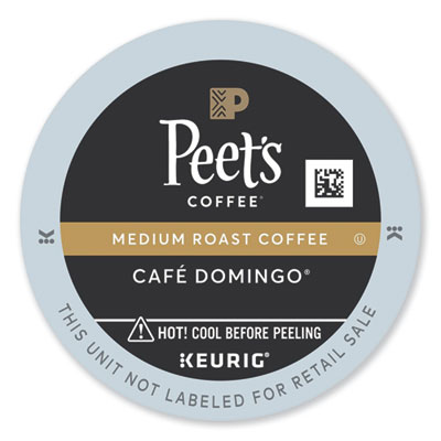 Peet's Coffee & Tea Cafe Domingo K-Cups, 22/Box (6543)