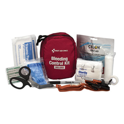 First Aid Only DELUXE BLEEDING CONTROL KIT, 5 X 3.5 X 7 (91060)