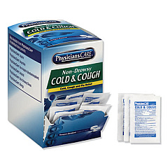 PhysiciansCare Cold And Cough Congestion Medication, Two-Pack, 50 Packs/box (90092)