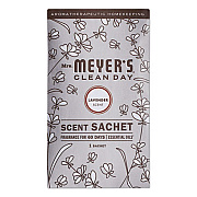 Mrs. Meyer's Clean Day Scent Sachets, Lavender, 0.05 lbs Sachet, 18/Carton (308115)