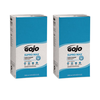SUPRO MAX Heavy Duty Hand Cleaner, Refill for GOJO PRO TDX Dispenser, Floral Scent, 5,000 mL, 2/Carton (7572)