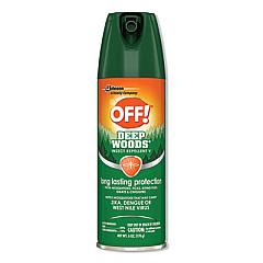 OFF! Deep Woods Insect Repellent, 6oz Aerosol, 12/carton (611081)