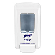 PURELL FMX-20 Soap Push-Style Dispenser, 2,000 mL, 4.68 x 6.5 x 11.66, For K-12 Schools, White, 6/Carton (524006)