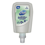 Dial Professional Antibacterial Gel Hand Sanitizer Refill for FIT Touch Free Dispenser, Fragrance-Free, 1.2 L (19029EA)