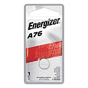 Energizer A76BPZ Manganese Dioxide Battery, 1.5 V