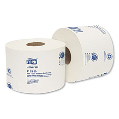 Tork Universal Bath Tissue Roll with OptiCore, Septic Safe, 1-Ply, White, 1,755 Sheets/Roll, 36 Rolls/Carton (112990)
