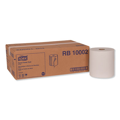 Tork Hardwound Roll Towel, 1-Ply, 7.88" x 1,000 ft, White, 6 Rolls/Carton (RB10002)