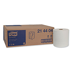 Tork HARDWOUND ROLL TOWEL, 8" X 1000 FT, WHITE, 6 ROLLS/CARTON (214404)