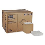 Tork Universal Dinner Napkins, 1-Ply, 17 x 17, 1/4 Fold, White, 4008/Carton (N7141A)