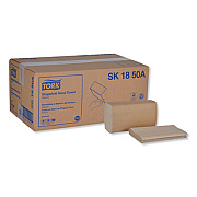 Tork Universal Singlefold Hand Towel, 9.13 x 10.25, Natural, 250/Pack, 16 Packs/Carton (SK1850A)