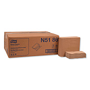 Tork Universal Dinner Napkins, 1-Ply, 15 x 17, Natural Brown, 250/Pack, 12 Pack/Carton (N5186)