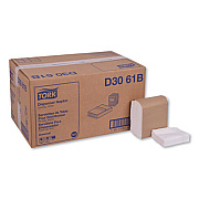 Tork Universal Lowfold Dispenser Napkins, 1-Ply, 7" x 12", White, 334/Pack, 24 Packs/Carton (D3061B)