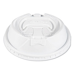 Dart Optima Reclosable Lids for Hot Paper Cups, Fits 10 oz to 24 oz Hot Cups, Plastic, White, 1,000/Carton (OPT316)