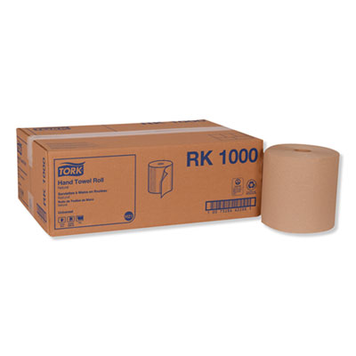 Tork Hardwound Roll Towel, 1-Ply, 7.88" x 1,000 ft, Natural, 6 Rolls/Carton (RK1000)