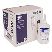 Tork Premium Extra Mild Liquid Soap, Unscented, 1 L, 6/Carton (400011)