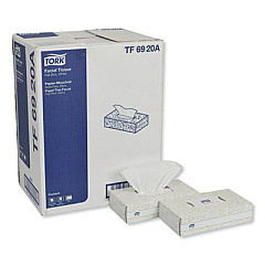 Tork Premium Facial Tissue, 2-Ply, White, 100 Sheets/Box, 30 Boxes/Carton (TF6920A)