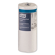 Tork Perforated Kitchen Towel Roll, 2-Ply, 11 x 9, White, 70/Roll, 30 Roll/Carton (421970)