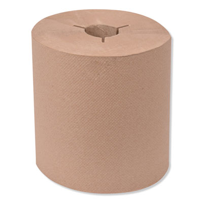 Tork Universal Hand Towel Roll, Notched, 1-Ply, 8" x 1,000 ft, Natural, 6 Rolls/Carton (8031000)