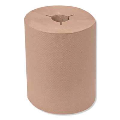 Tork Universal Hand Towel Roll, Notched, 1-Ply, 8" x 425 ft, Natural, 12 Rolls/Carton (8620100)