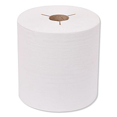 Tork Universal Hand Towel Roll, Notched, 1-Ply, 8" x 800 ft, White, 6 Rolls/Carton (8031900)