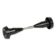 Tork Coreless High Capacity Spindle Kit, Plastic, 3.66" Roll Size, Black, 2/Kit (473060)