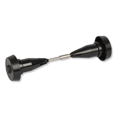 Tork Coreless High Capacity Spindle Kit, Plastic, 3.66" Roll Size, Black, 2/Kit (473060)