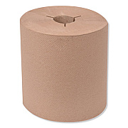 Tork Universal Hand Towel Roll, Notched, 1-Ply, 8" x 800 ft, Natural, 6 Rolls/Carton (8031300)