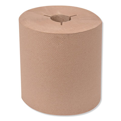 Tork Universal Hand Towel Roll, Notched, 1-Ply, 8" x 800 ft, Natural, 6 Rolls/Carton (8031300)