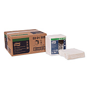 Tork Heavy-Duty Cleaning Cloth, 12.6 x 13, White, 50/Pack, 6 Packs/Carton (5301505)
