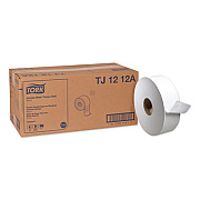 Tork Universal Jumbo Bath Tissue, Septic Safe, 1-Ply, White, 3.48" x 4,000 ft, 6/Carton (TJ1212A)