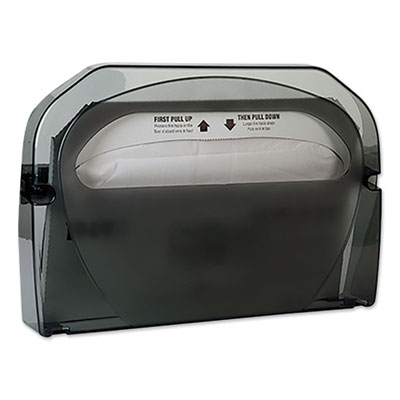 Tork Toilet Seat Cover Dispenser, 16 x 3.13 x 11.5, Smoke, 12/Carton (1951001)