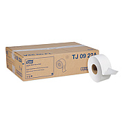 Tork Universal Jumbo Bath Tissue, Septic Safe, 2-Ply, 3.48" x 1,000 ft, White, 12 Rolls/Carton (TJ0922A)