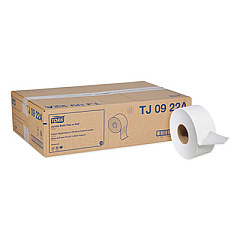 Tork Universal Jumbo Bath Tissue, Septic Safe, 2-Ply, 3.48" x 1,000 ft, White, 12 Rolls/Carton (TJ0922A)