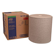 Tork INDUSTRIAL CLEANING CLOTHS, 1-PLY, 16.9 X 15, GRAY, 950/ROLL (520304)