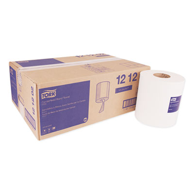 Tork Advanced Centerfeed Hand Towel, 2-Ply, 8.25 x 11.8, White, 610/Roll, 6/Carton (121202)