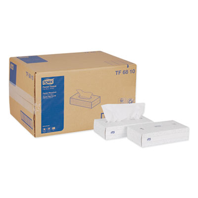 Tork Advanced Facial Tissue, Flat Box, 2-Ply, White, 100 Sheets/Box, 30 Boxes/Carton (TF6810)