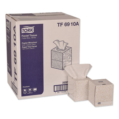 Tork Premium Facial Tissue, 2-Ply, White, 94 Sheets/Box, 36 Boxes/Carton (TF6910A)